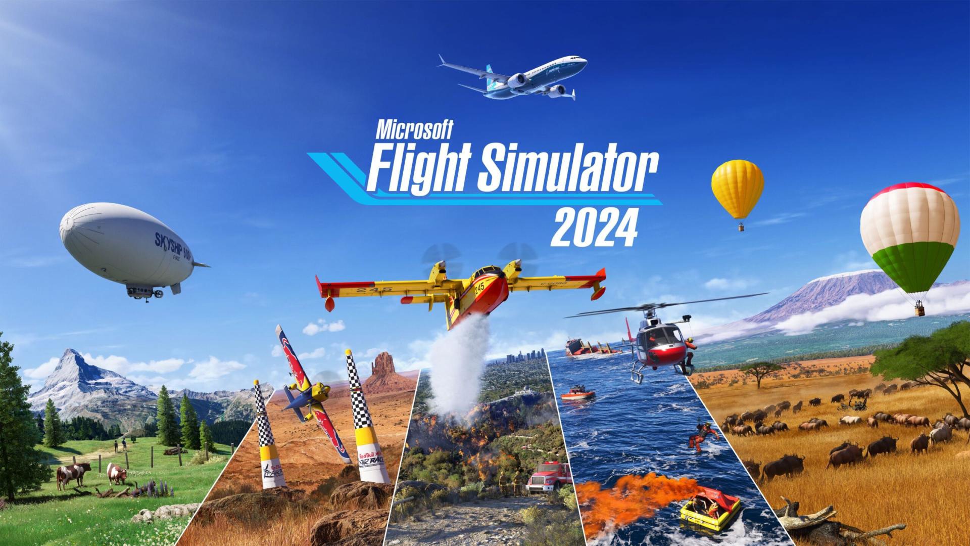 Microsoft Flight Simulator 2024; screenshot: cover