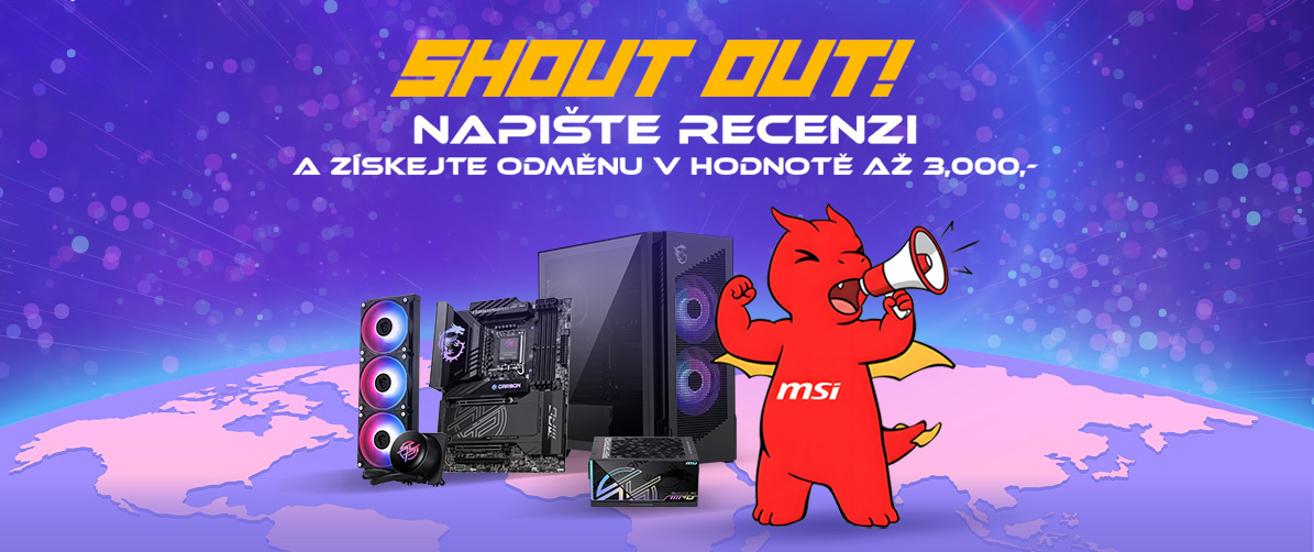MSI Shout Out 2026: napište recenzi a získejte voucher