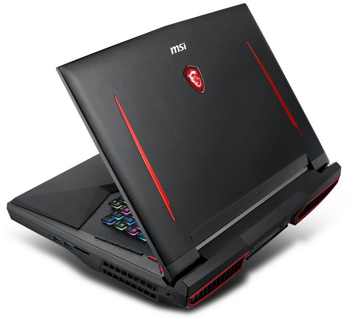 Nadstandardně provedené chlazení MSI GT75 8RG-081CZ Titan, herní notebook
