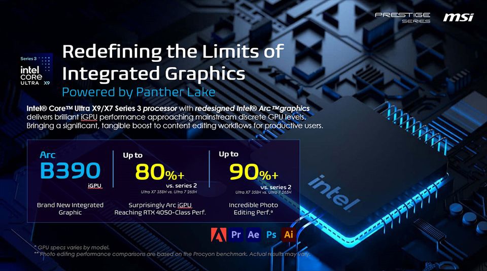 Intel Core Ultra Series 3 procesor