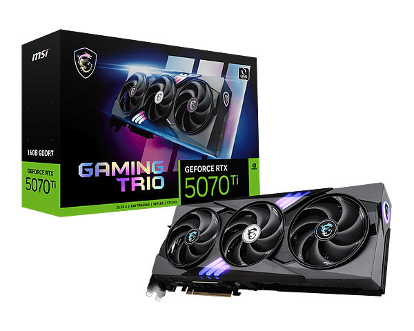 MSI RTX 5070 Ti 16G GAMING TRIO OC PLUS
