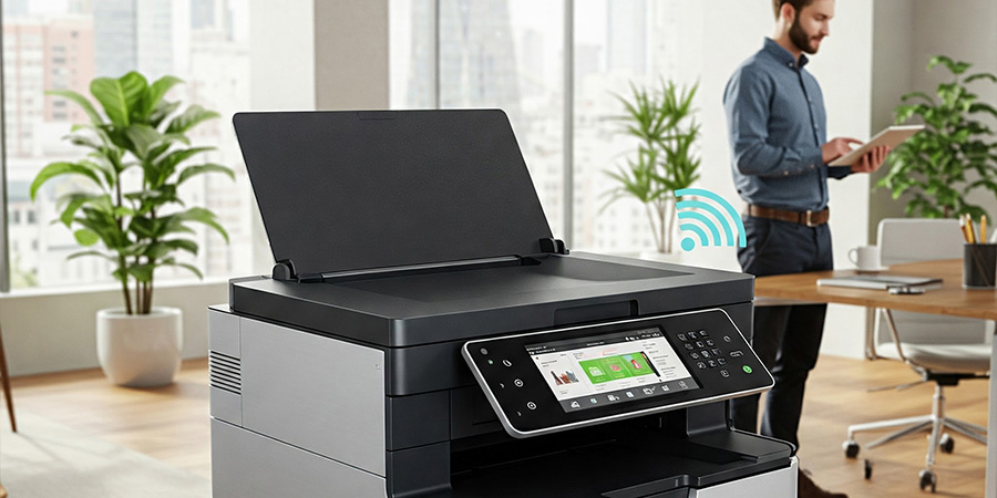 Moderne Multifunktionsdrucker mit Cloud-Anbindung