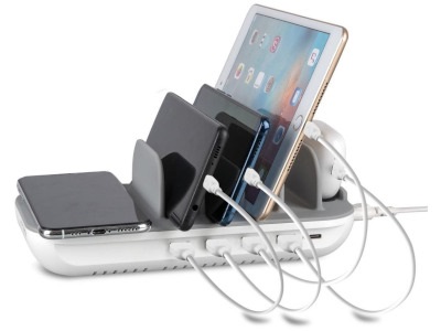 Multiplattformfähige Ladebasis 3 in 1 für Apple-Geräte