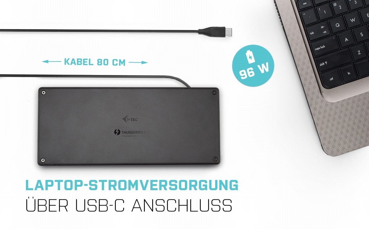 Universelle i-tec Thunderbolt 3× Display Docking Station