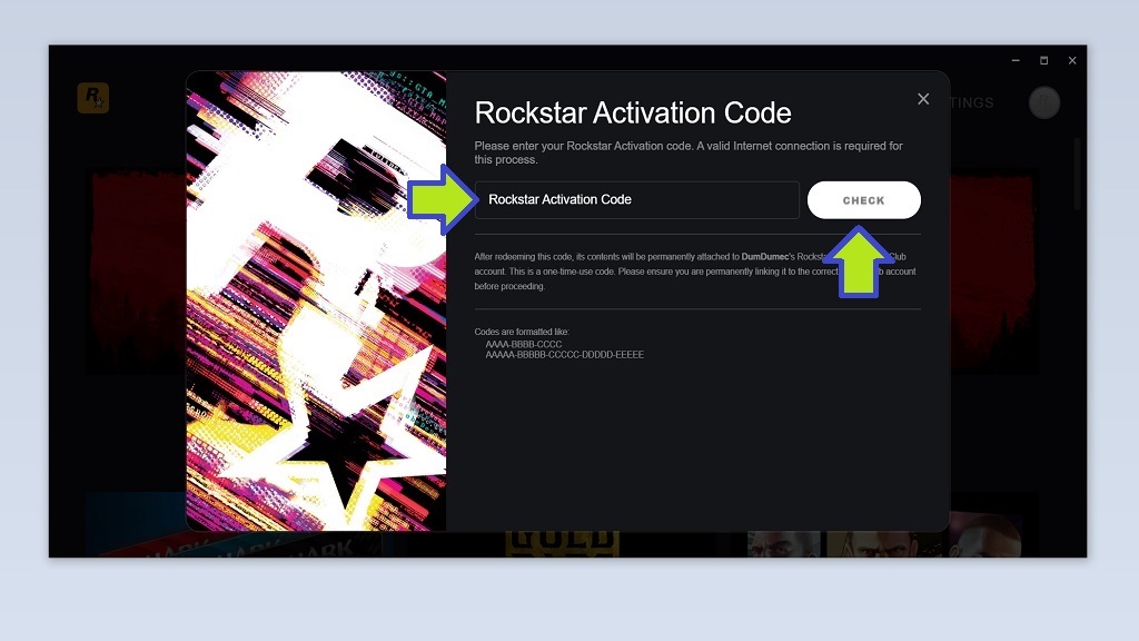Rockstar code activation