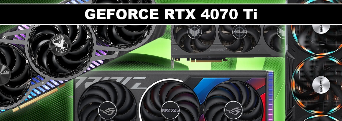 Nejlepší grafické karty GeForce RTX 4070 Ti