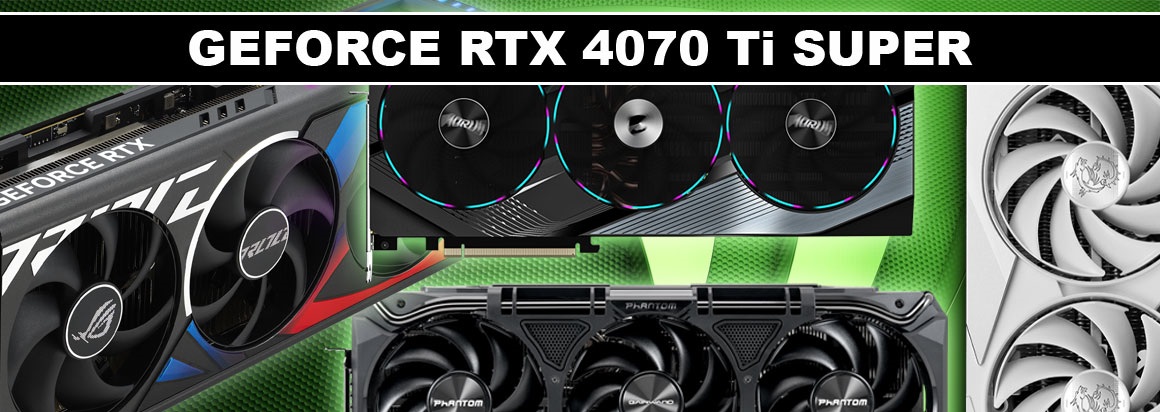 Nejlepší grafické karty GeForce RTX 4070 Ti SUPER
