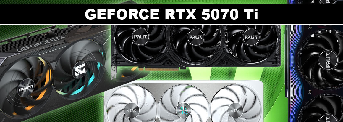 Nejlepší grafické karty GeForce RTX 5070 Ti