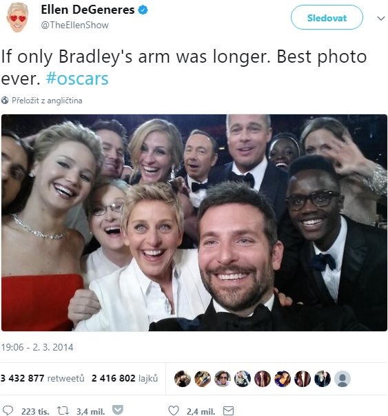 Nejznámější selfie
