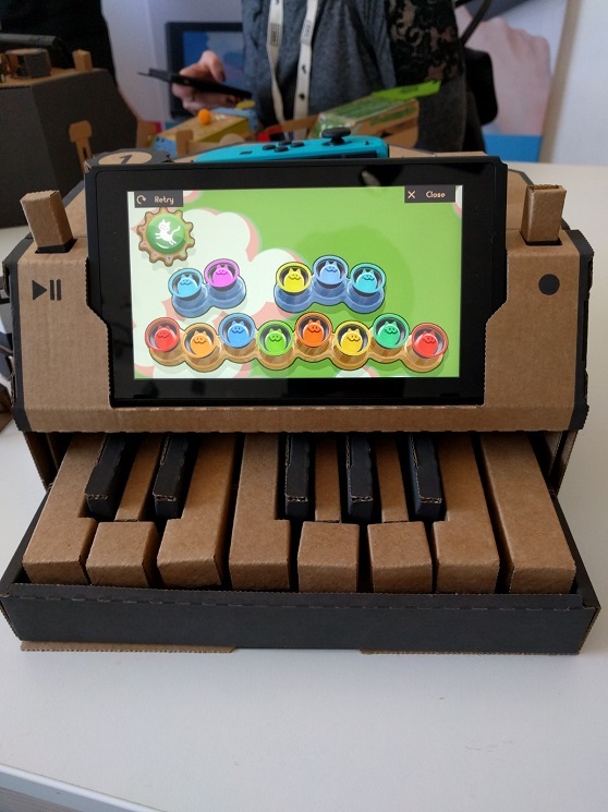 Toy-Con piáno Nintendo Labo; Launch Event, Toy-Con, piano