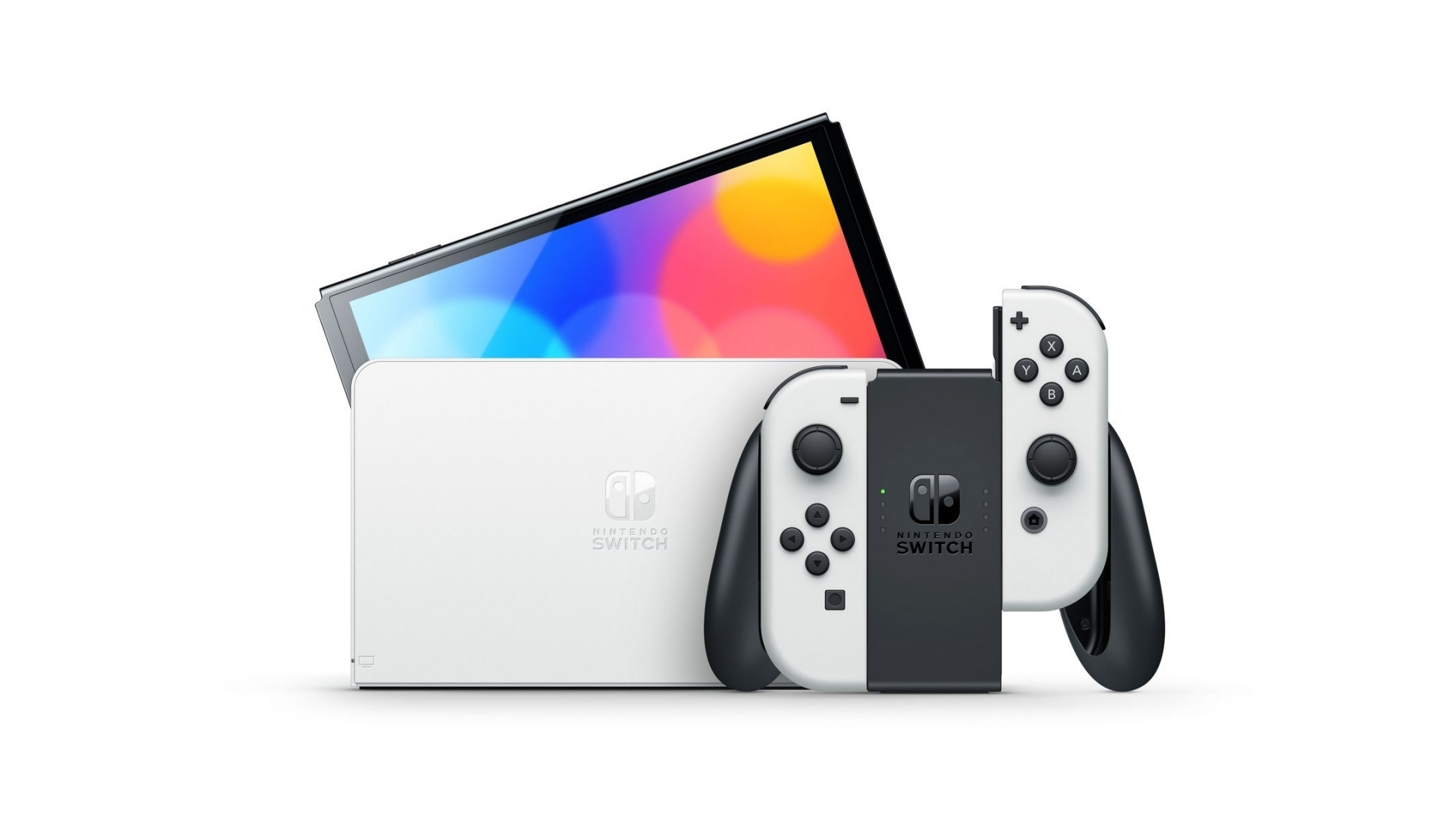 Nintendo Switch OLED model; screenshot: cover