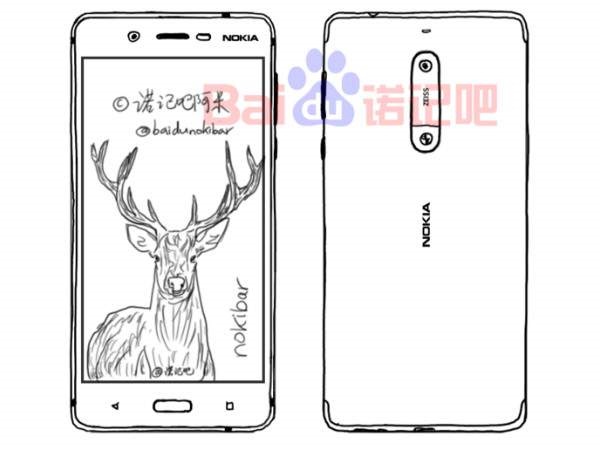 Skica s dizajnom Nokie 9 od používateľa Nokibara Únik skice dizajnu smartfónu Nokia 9