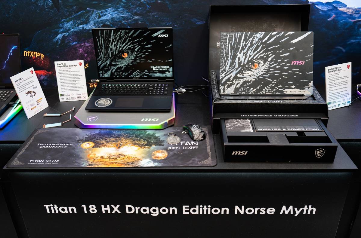 MSI; herní notebooky; RTX 5000