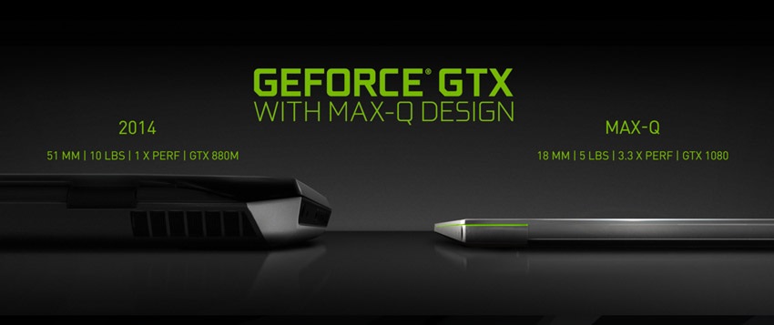 MVIDIA Max-Q, porovnání