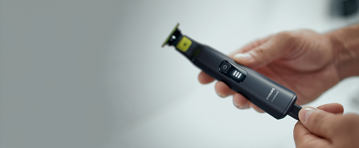 90 minut na jedno nabití Philips OneBlade Pro QP6530/15