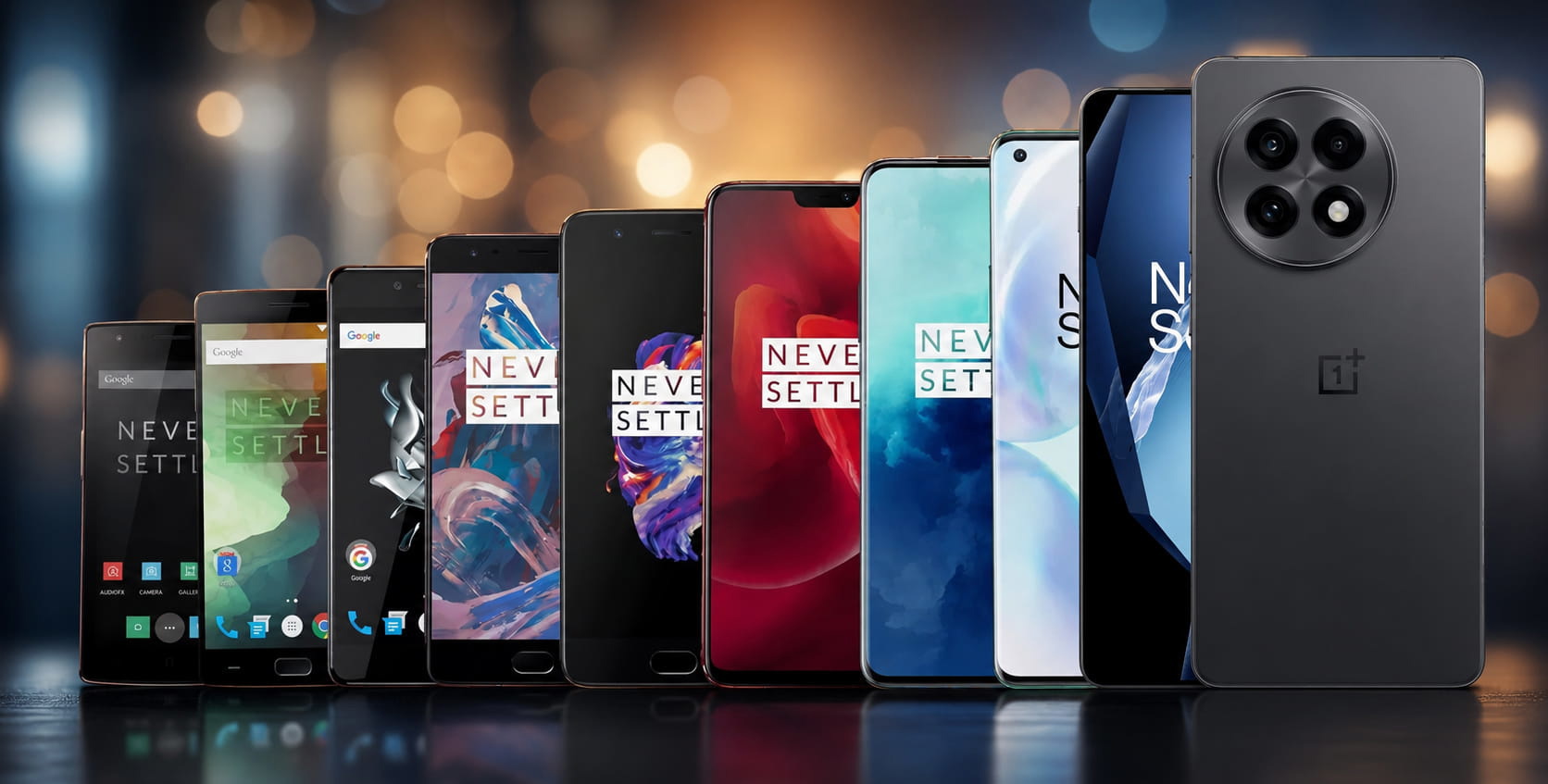 OnePlus evoluce