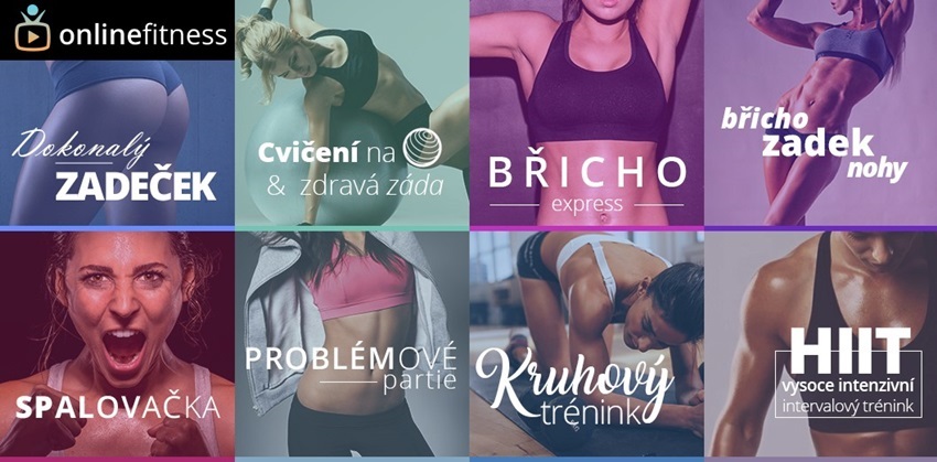Online Fitness lekce