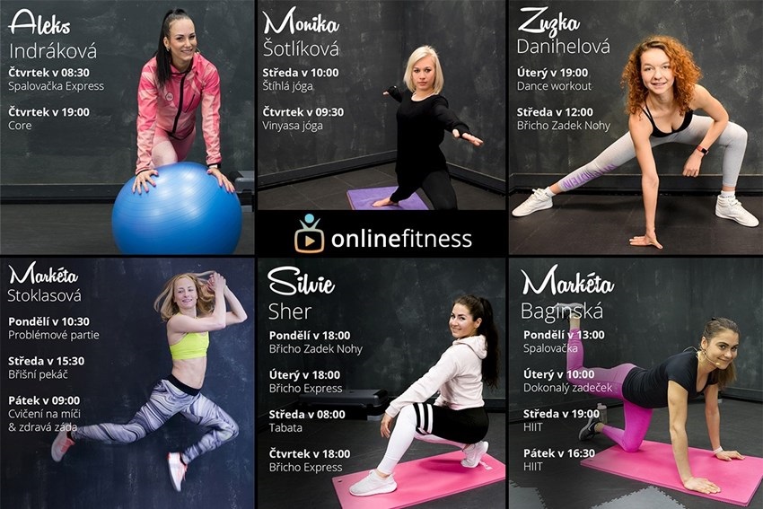 Online Fitness trenéři