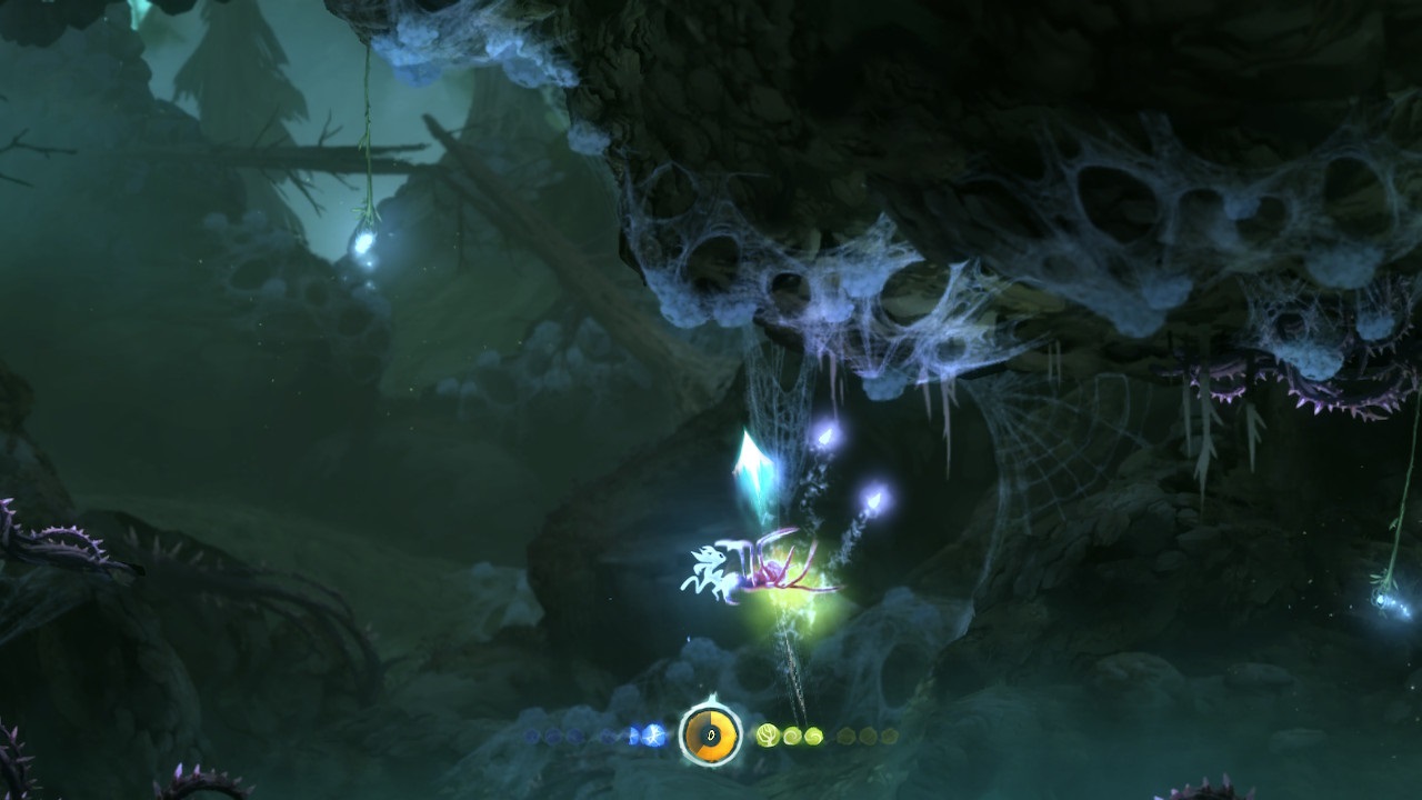 Ori and the Blind Forest; gameplay: skok