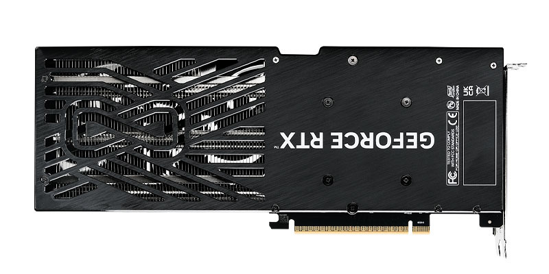 PALiT RTX 5060 Ti Infinity 3 16G; Rückseite