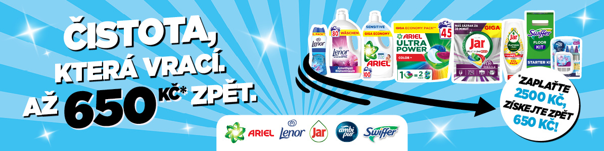 Cashback Ambi Pur, Ariel, Jar a Lenor