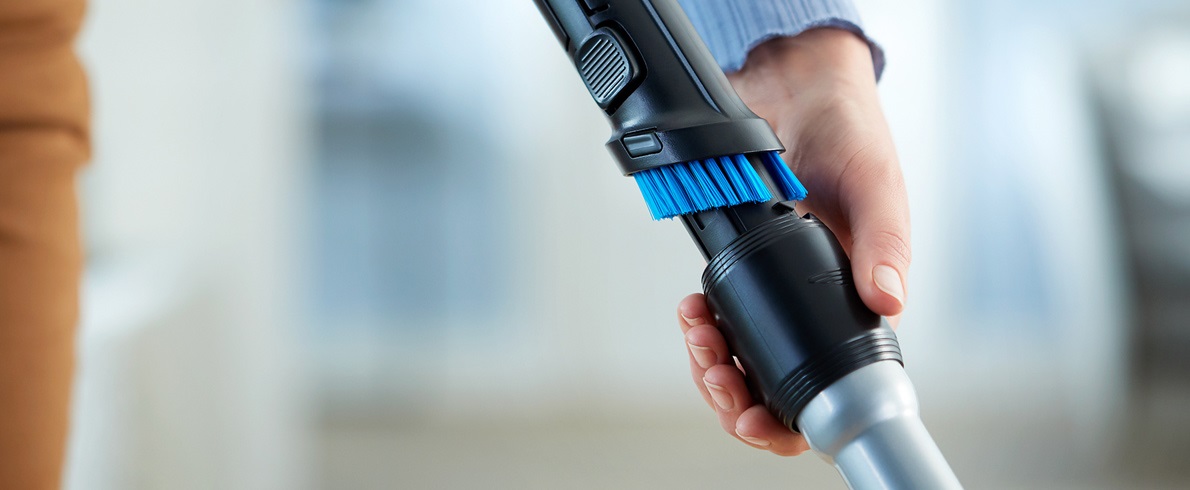 Philips Staubsauger ohne Beutel mit integrierter Staubbürste