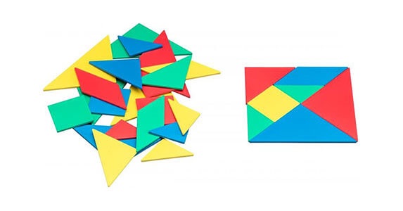 Plastový tangram