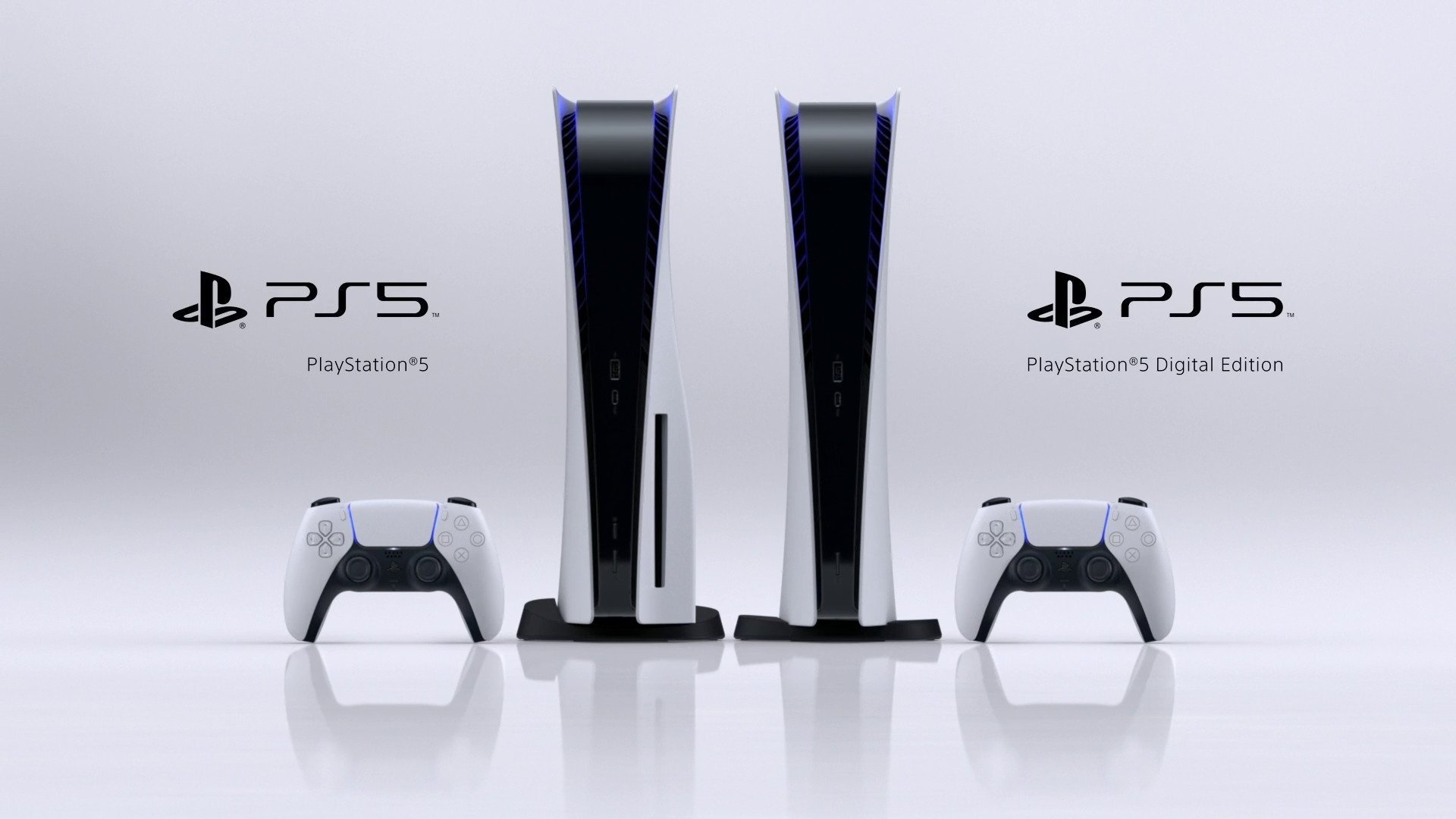 PlayStation 5; screenshot: konzole v obou verzích