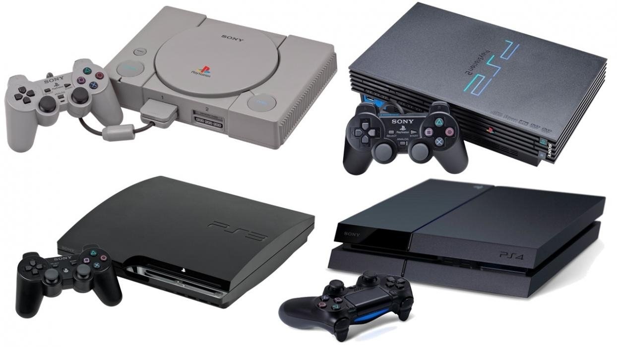 PlayStation 1; PlayStation 2: PlayStation 3, PlayStation 4