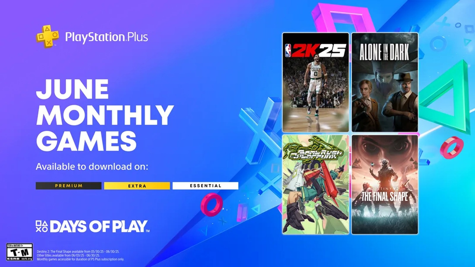 PS Plus – hry měsíce červen; screenshot: cover