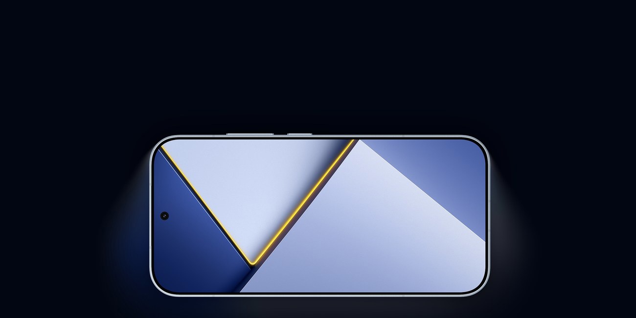 Displej telefonu Poco X8s s tenkými rámečky
