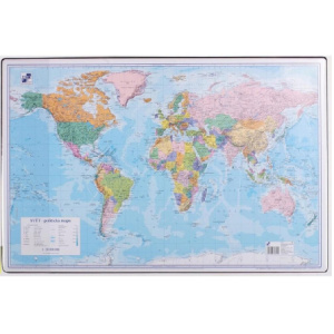 Schreibtischunterlage – Weltkarte