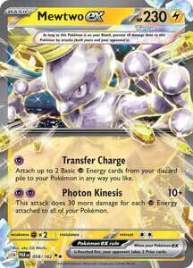Pokémon Paradox Rift Mewtwo ex