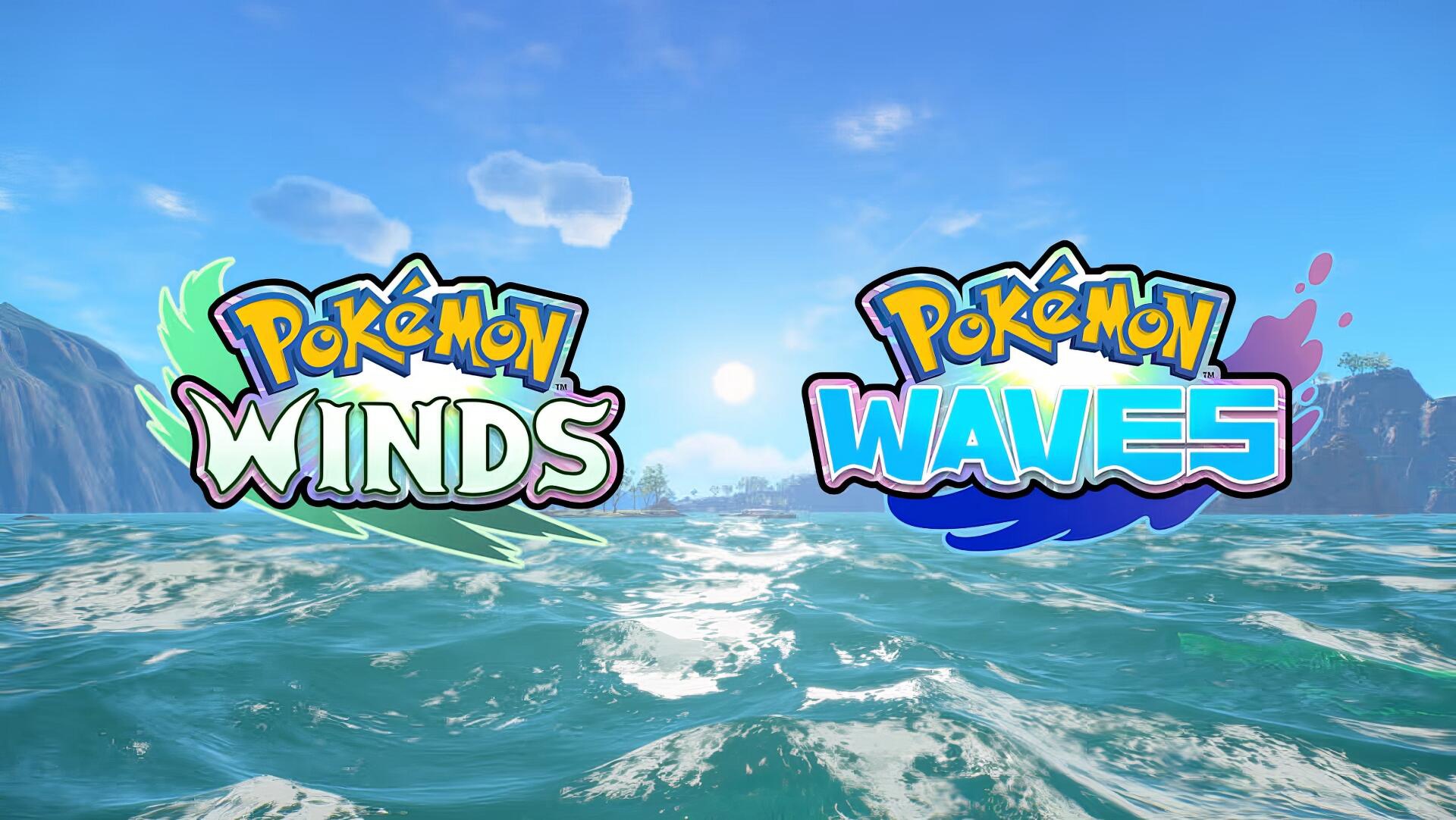 Pokémon Winds and Waves; screenshot: cover