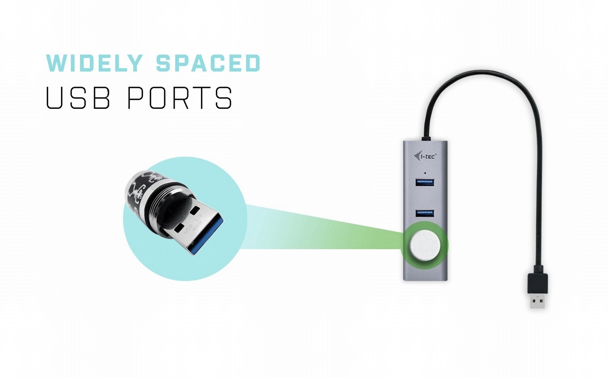 i-tec USB 3.0 Metal HUB 4 port