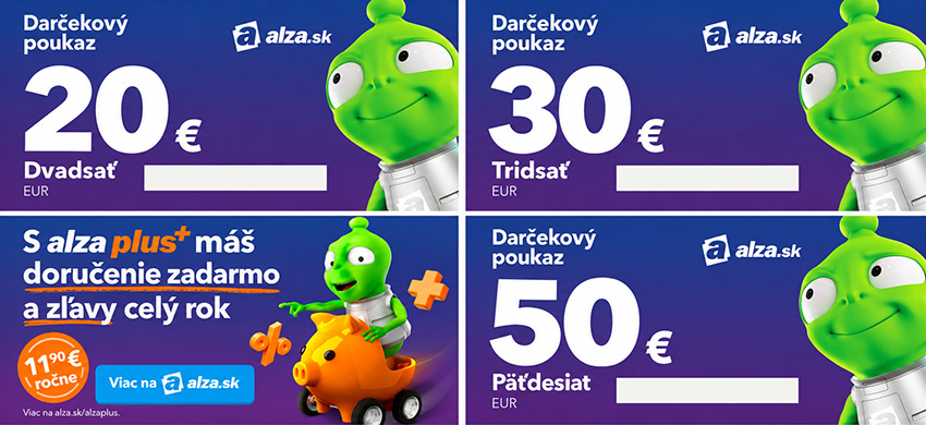 Alza poukazy
