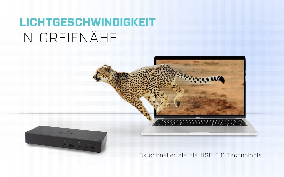 Universelle i-tec Thunderbolt 3× Display Docking Station