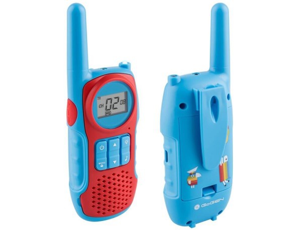 GoGEN Déčko children's walkie-talkies (blue) - set of 2