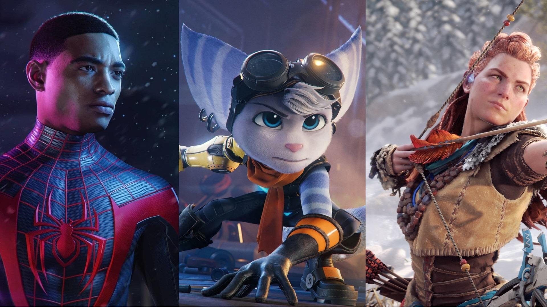 Sony PlayStation, Spider-Man, Rivet, Aloy