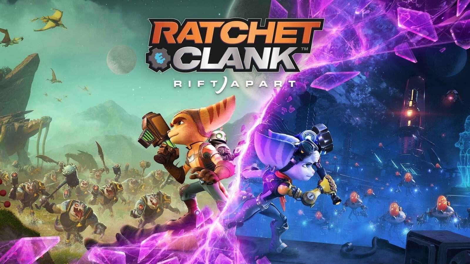 Ratchet & Clank: Rift Apart; screenshot: cover