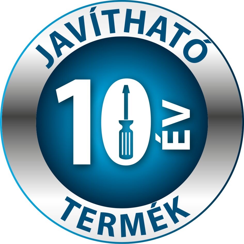 10 évig javítható termék