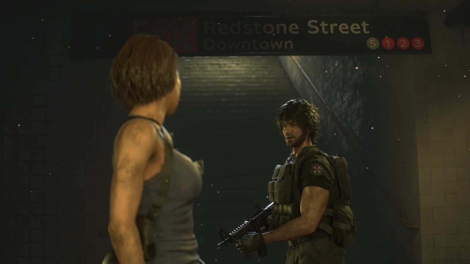 Resident Evil 3 Remake; screenshot: Carlos