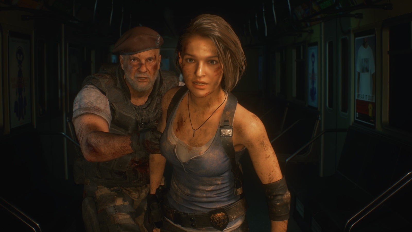 Resident Evil 3 Remake; screenshot: postavy