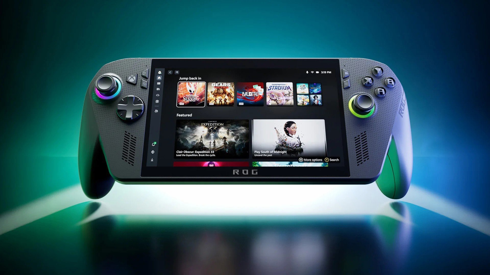 ROG Xbox Ally; screenshot: cover