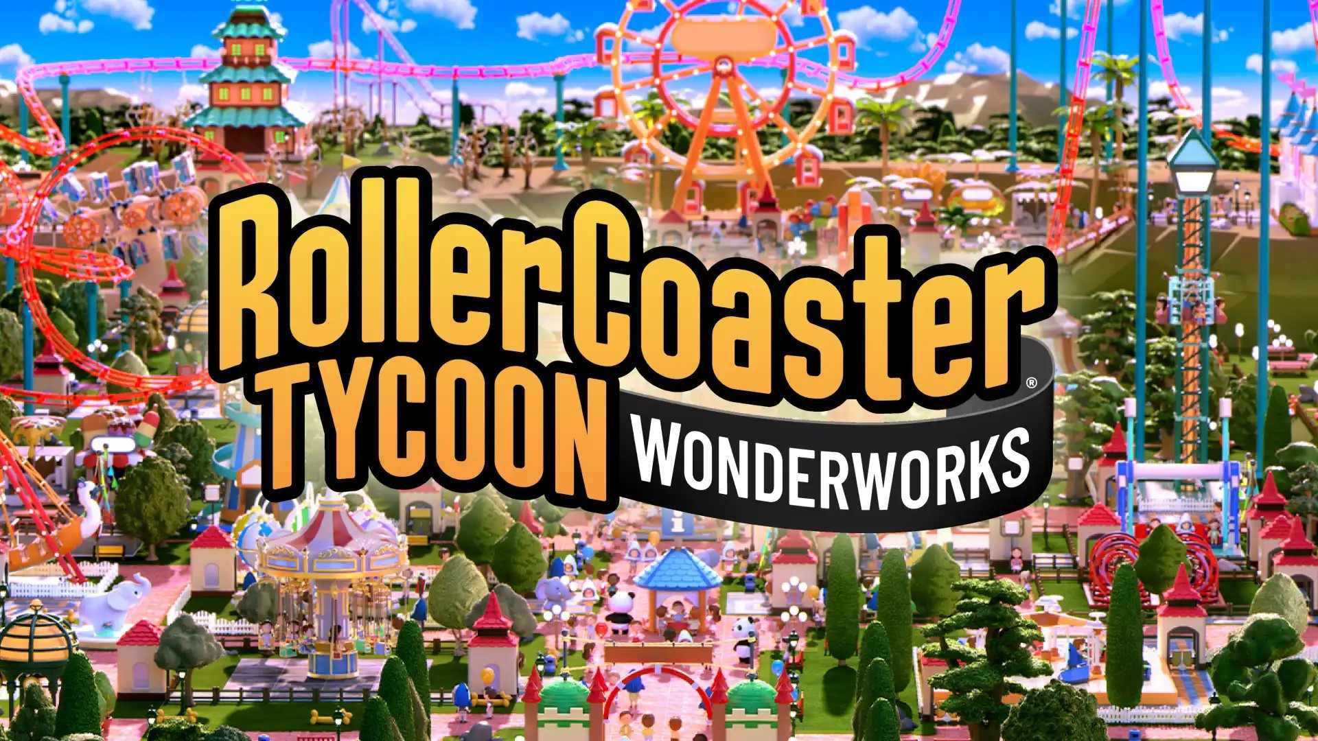 RollerCoaster Tycoon Wonderworks; screenshot: cover