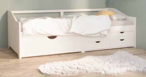 Jednolôžková posteľ s úložným priestorom
