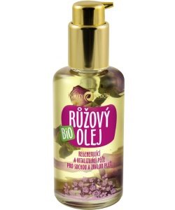 růžový olej na pleť