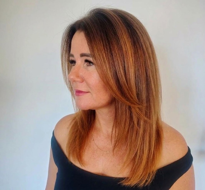 Revlon One-Step Volumiser GLOW před a po stylingu