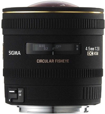 Fish eye objektiv Sigma