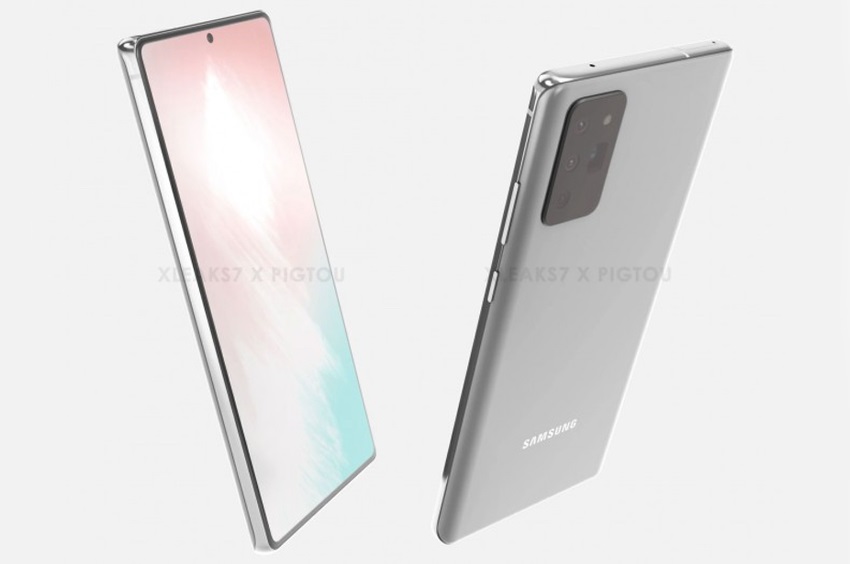 Samsung Galaxy Note 20, ostré hrany